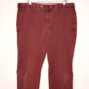 Peter Millar Men's Plum Pima Cotton Straight Leg Chino Pants Waist:38 Length:36